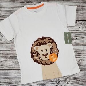 5T NWT Gymboree Lion Applique T-Shirt Safari Jungle Summer Safari Collection